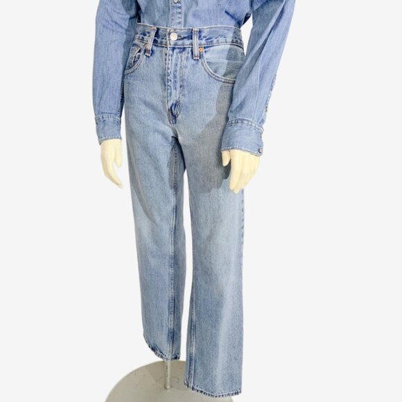 Vintage LEVI’s 516 Faded Medium Blue Wash Jeans / Made in Mexico / Size Small - Picture 10 of 16